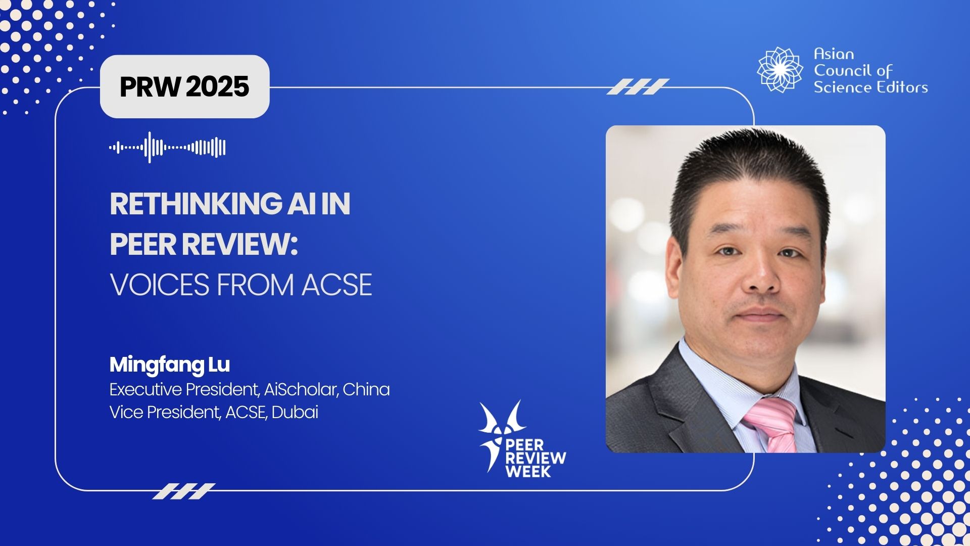 Mingfang Lu on Rethinking AI in Peer Review | Voices from ACSE
