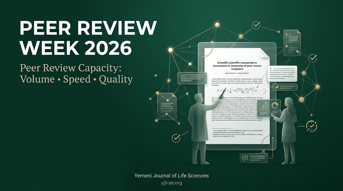 Yemeni Journal of Life Sciences Joins the Global Conversation During Peer Review Week 2026